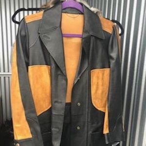 Leather/Suede Trench